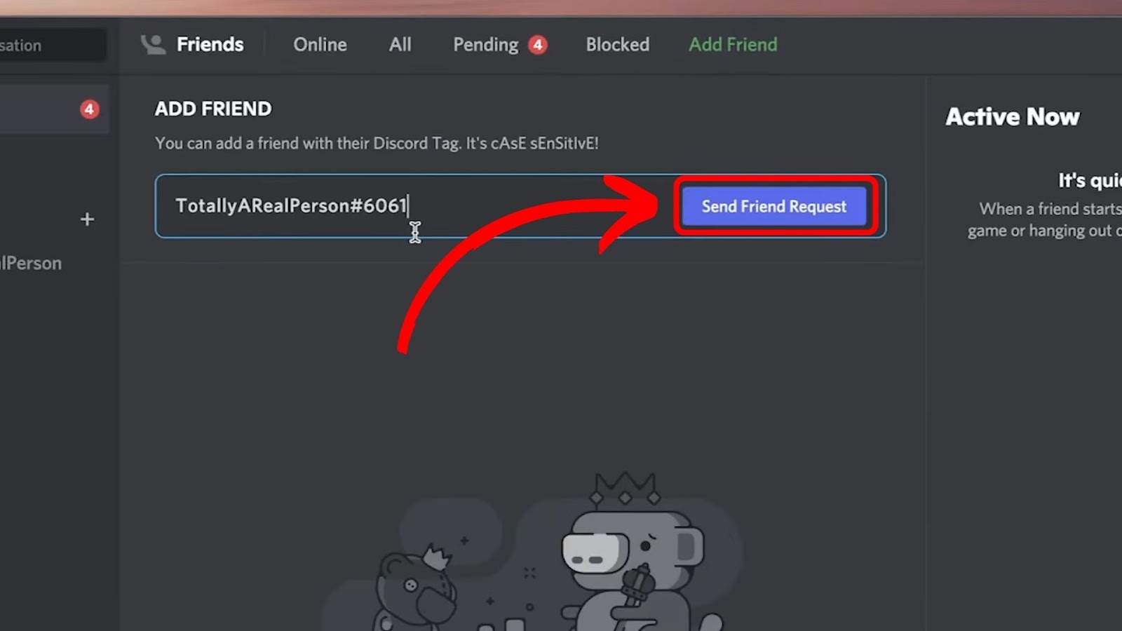 Deleted User Discord - Send Friend Request