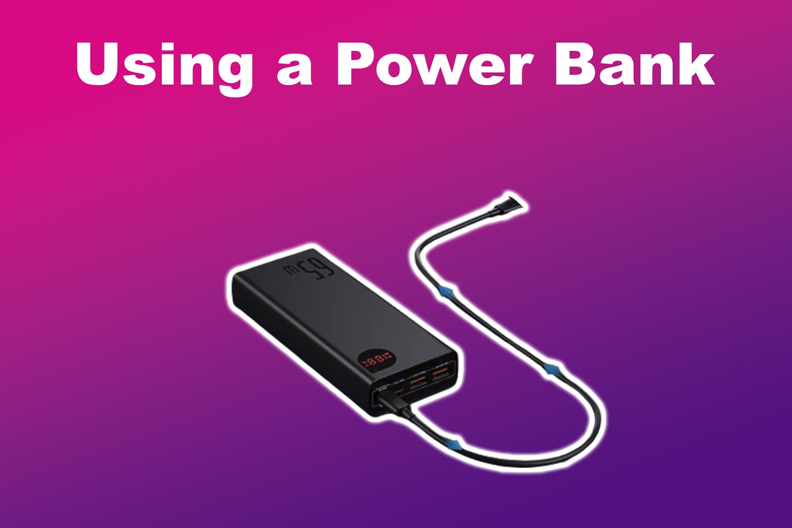 Using a Power Bank to Charge MacBook Pro