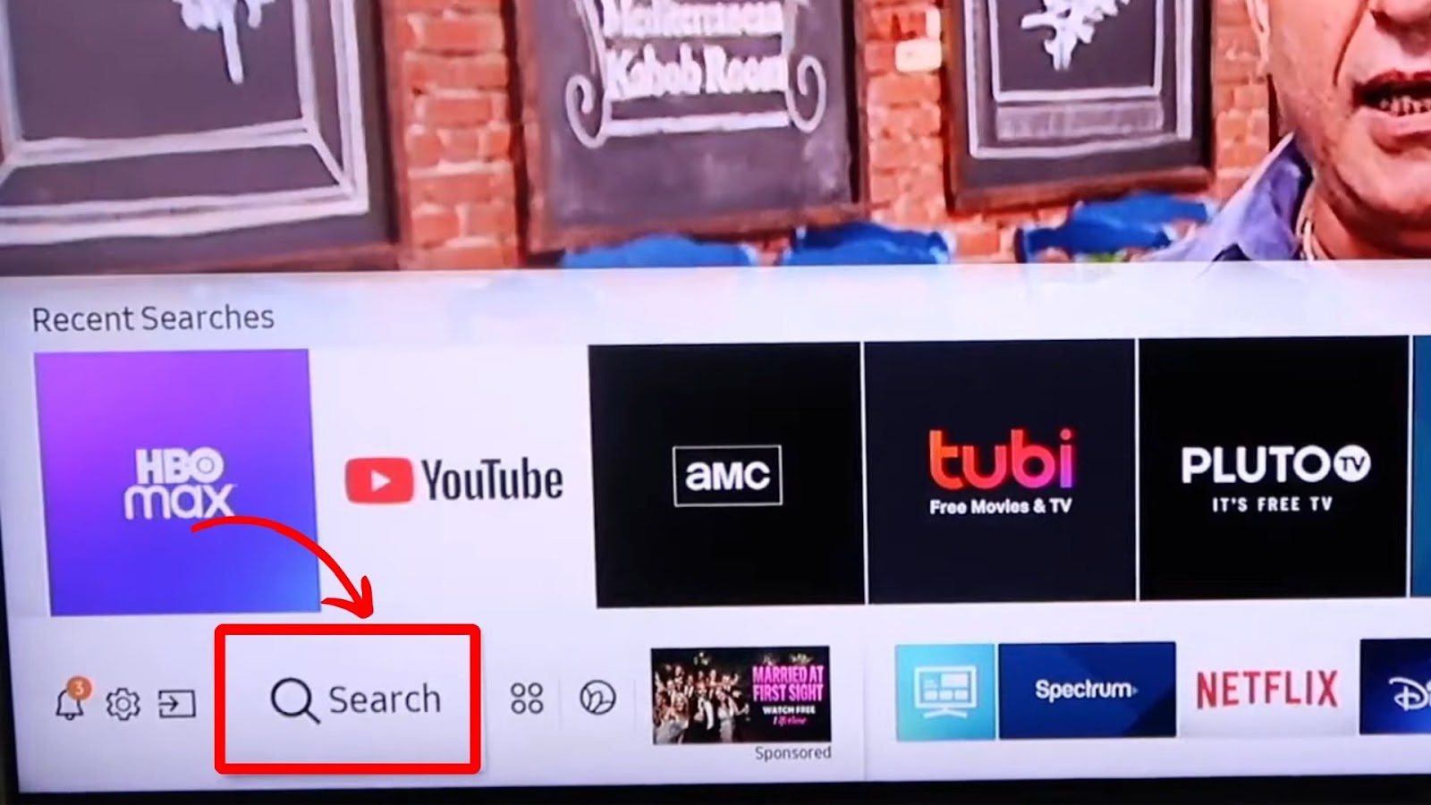 Click Magnifying Glass Add HBO Max Samsung TV
