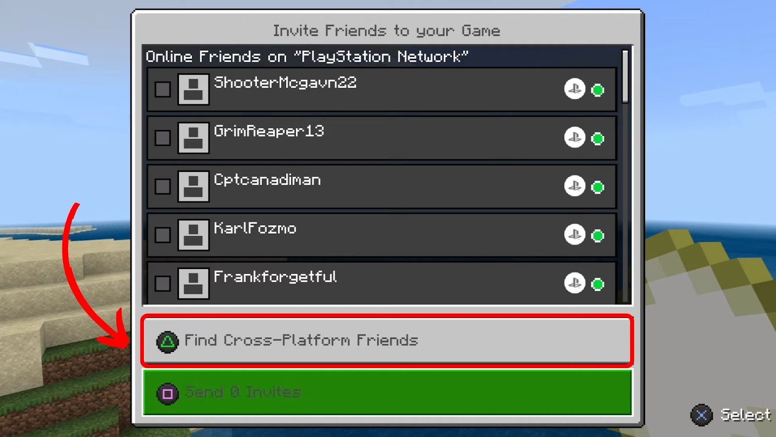 Click Cross Platform Friends Add Xbox PS4