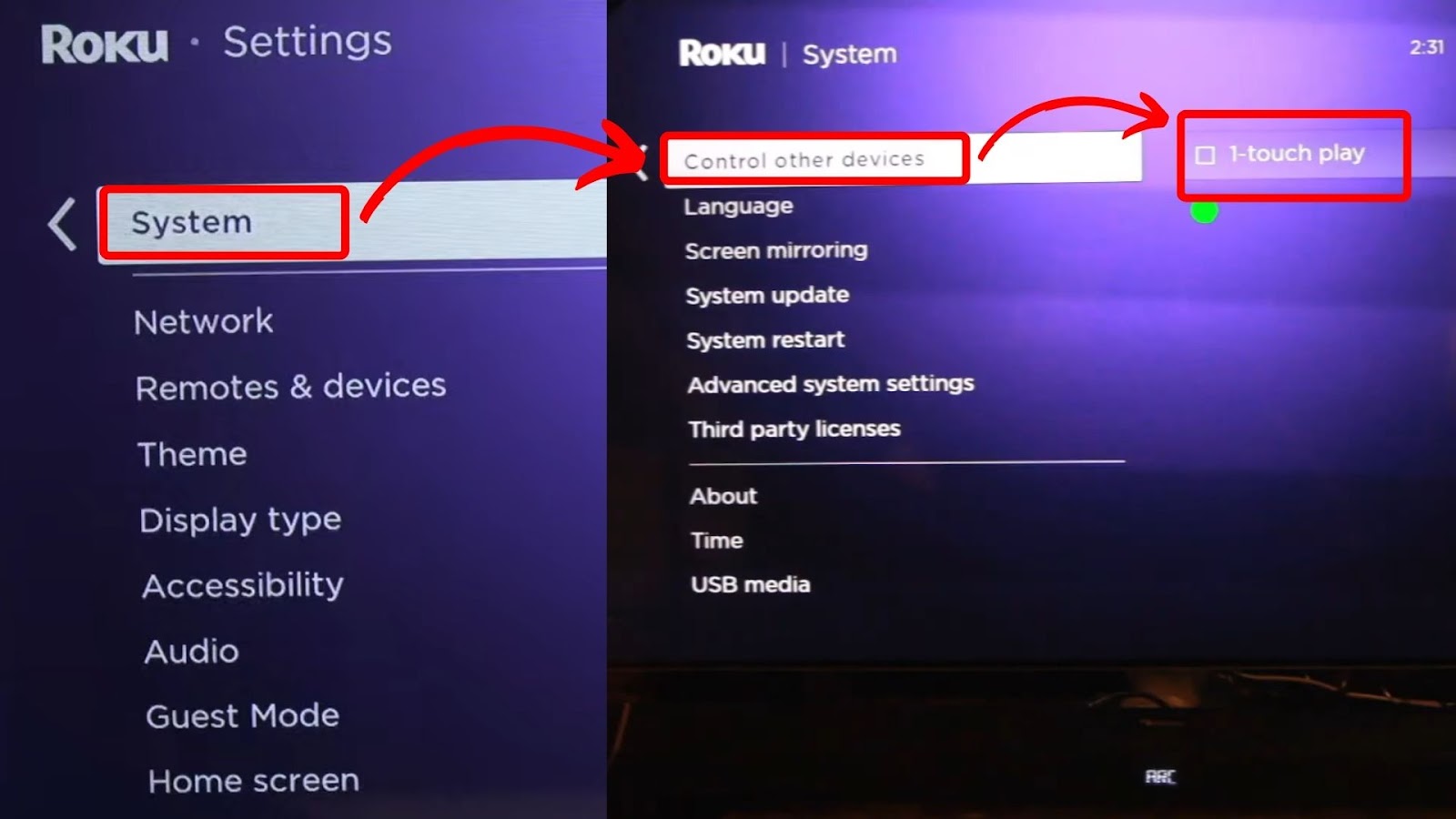 How to Disable HDMI-CEC on Roku TV
