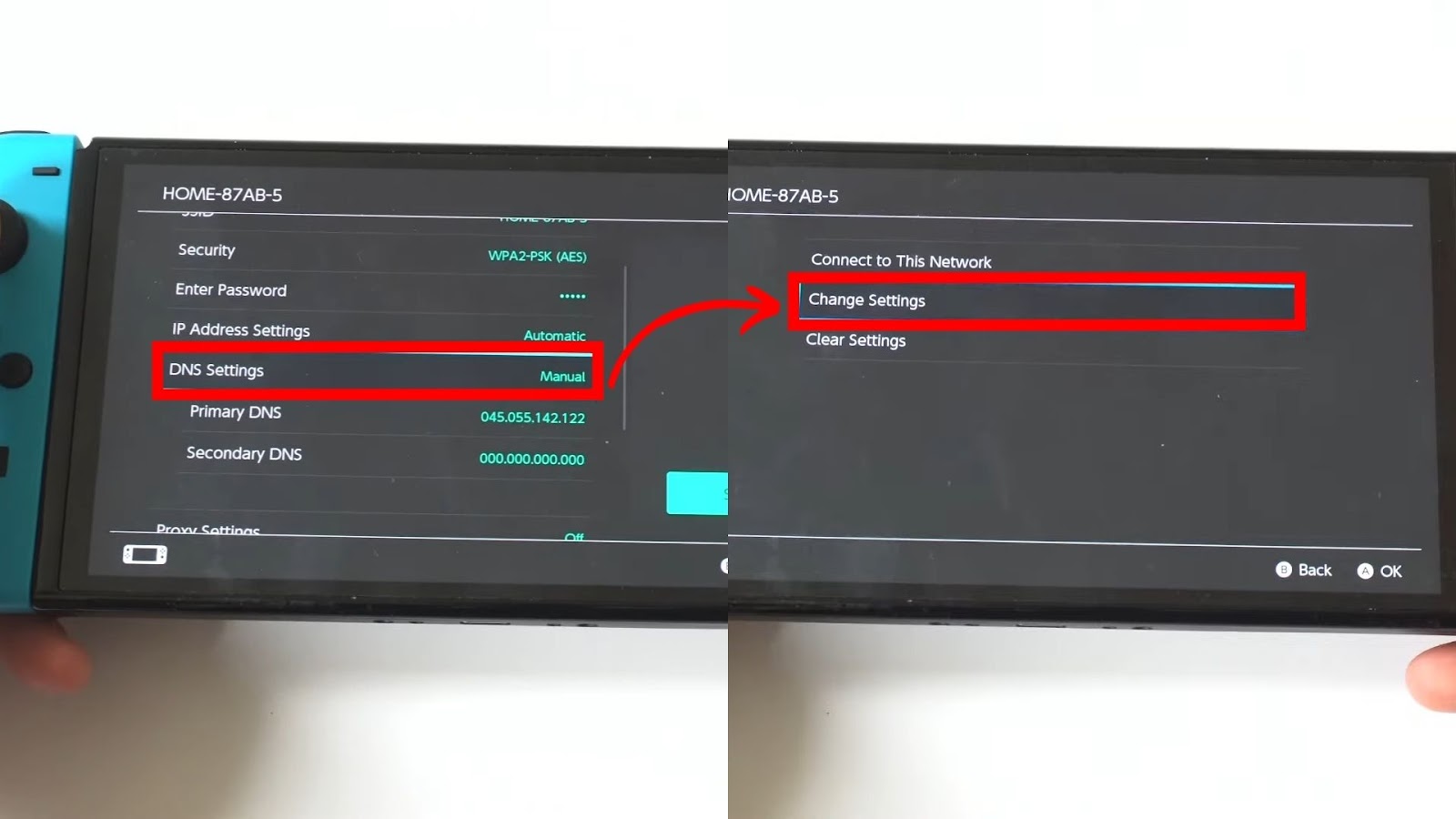 Disney Plus on Switch DNS Settings to Manual