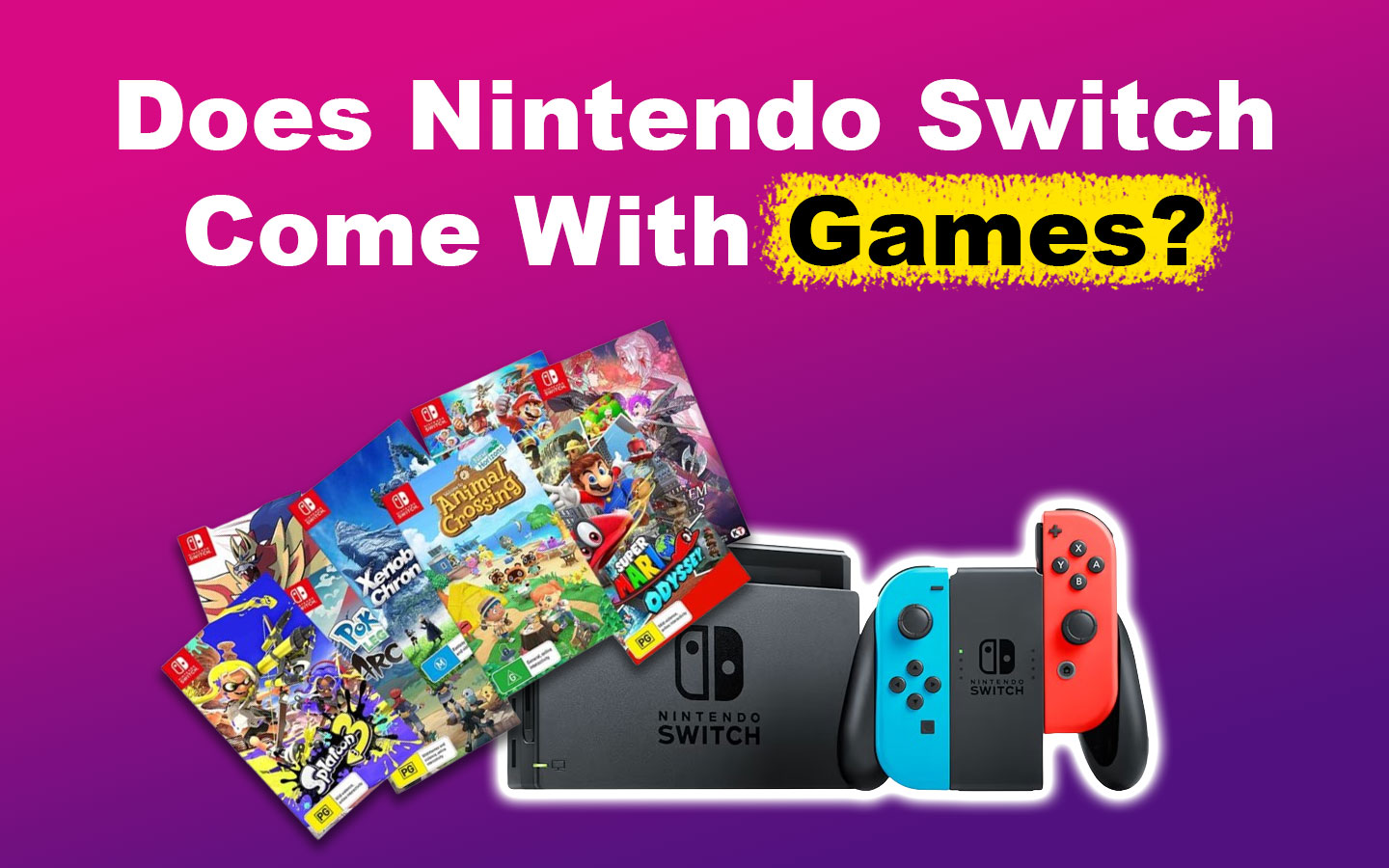 Are Games Included When You Buy a Nintendo Switch? 