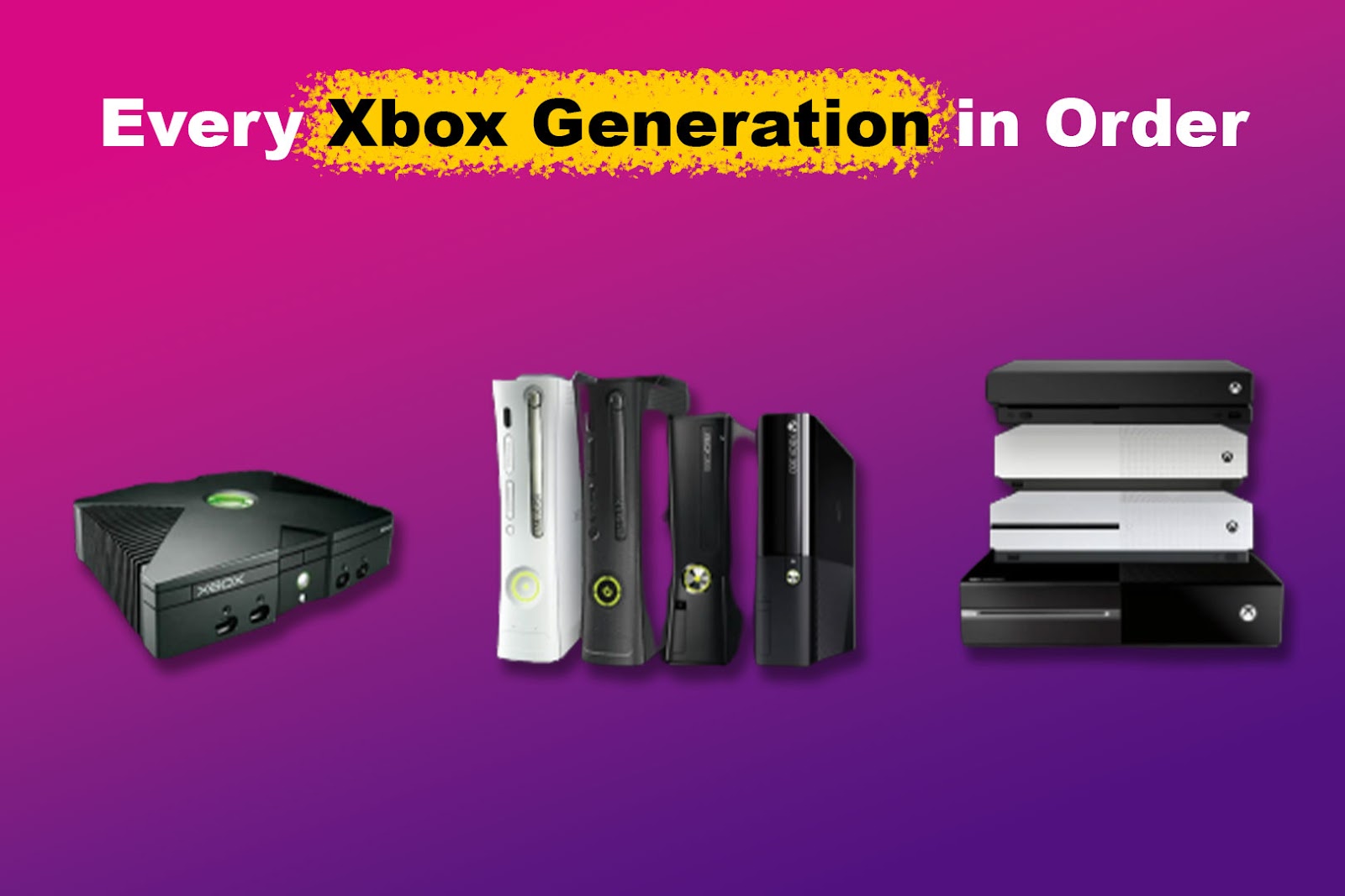Every Xbox Generation in Order