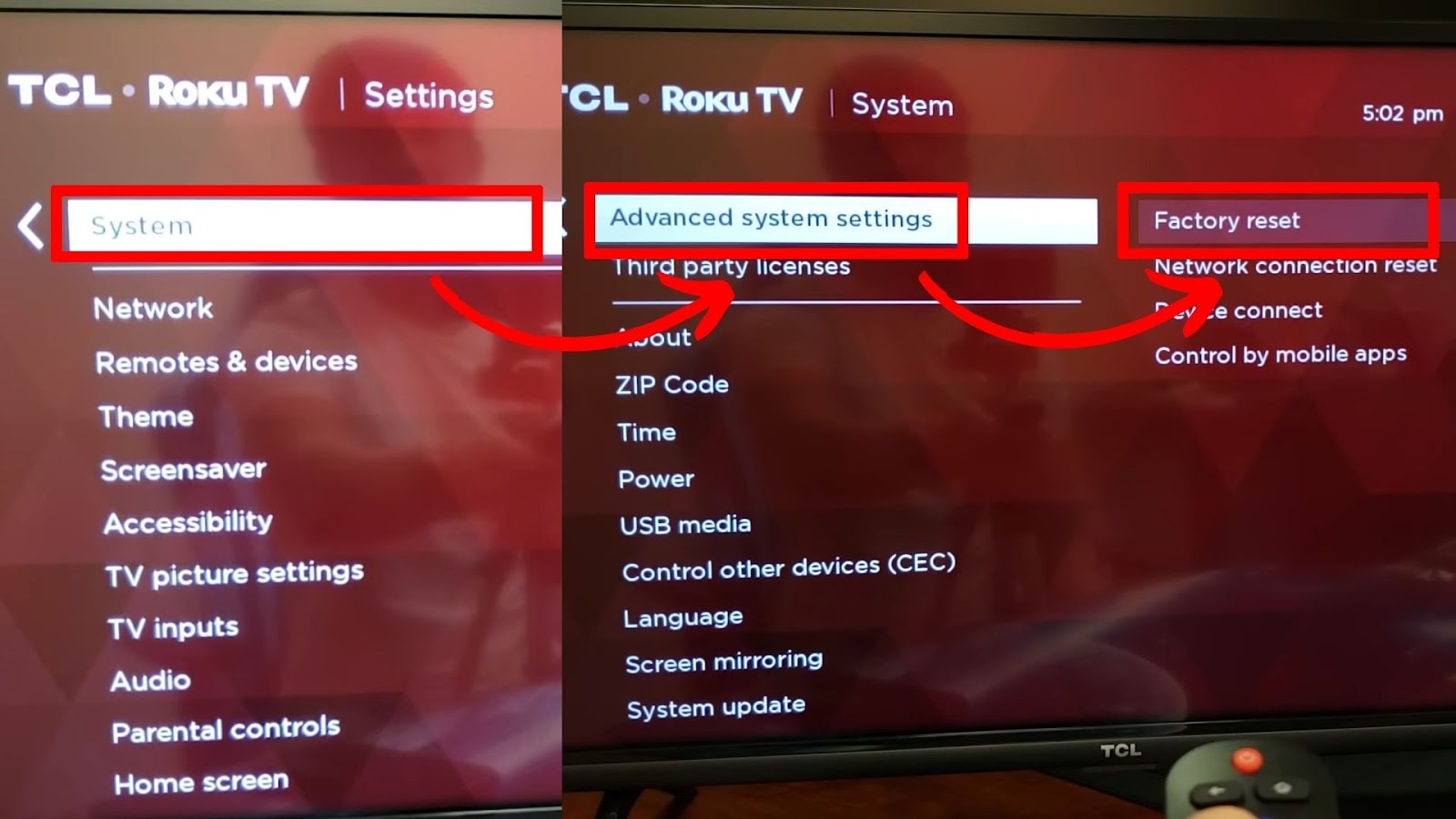 Hisense TV Turning On and Off Factory Reset