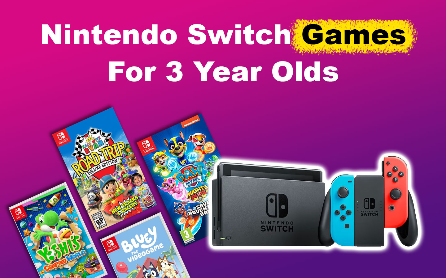 9 Best Switch Games for 3-Year-Olds [ Fun & Educational] - Alvaro Trigo 