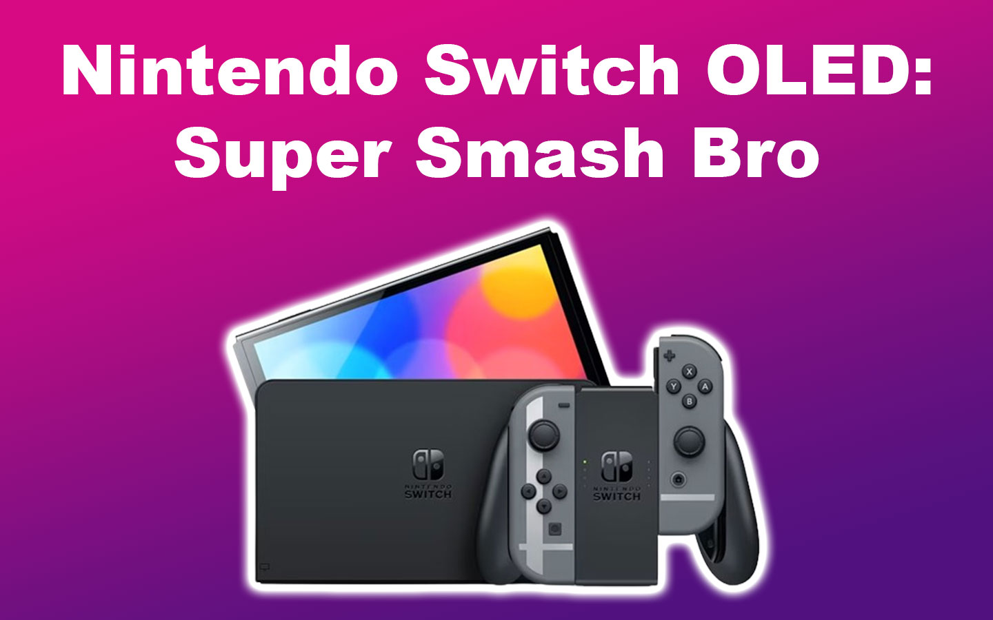 Nintendo Switch Oled: Super Smash Bro