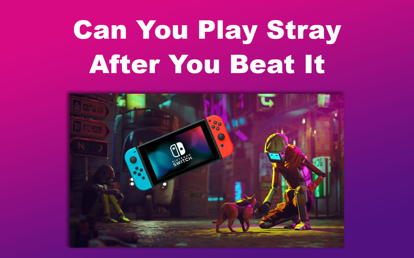 Can You Play Stray After You Beat It