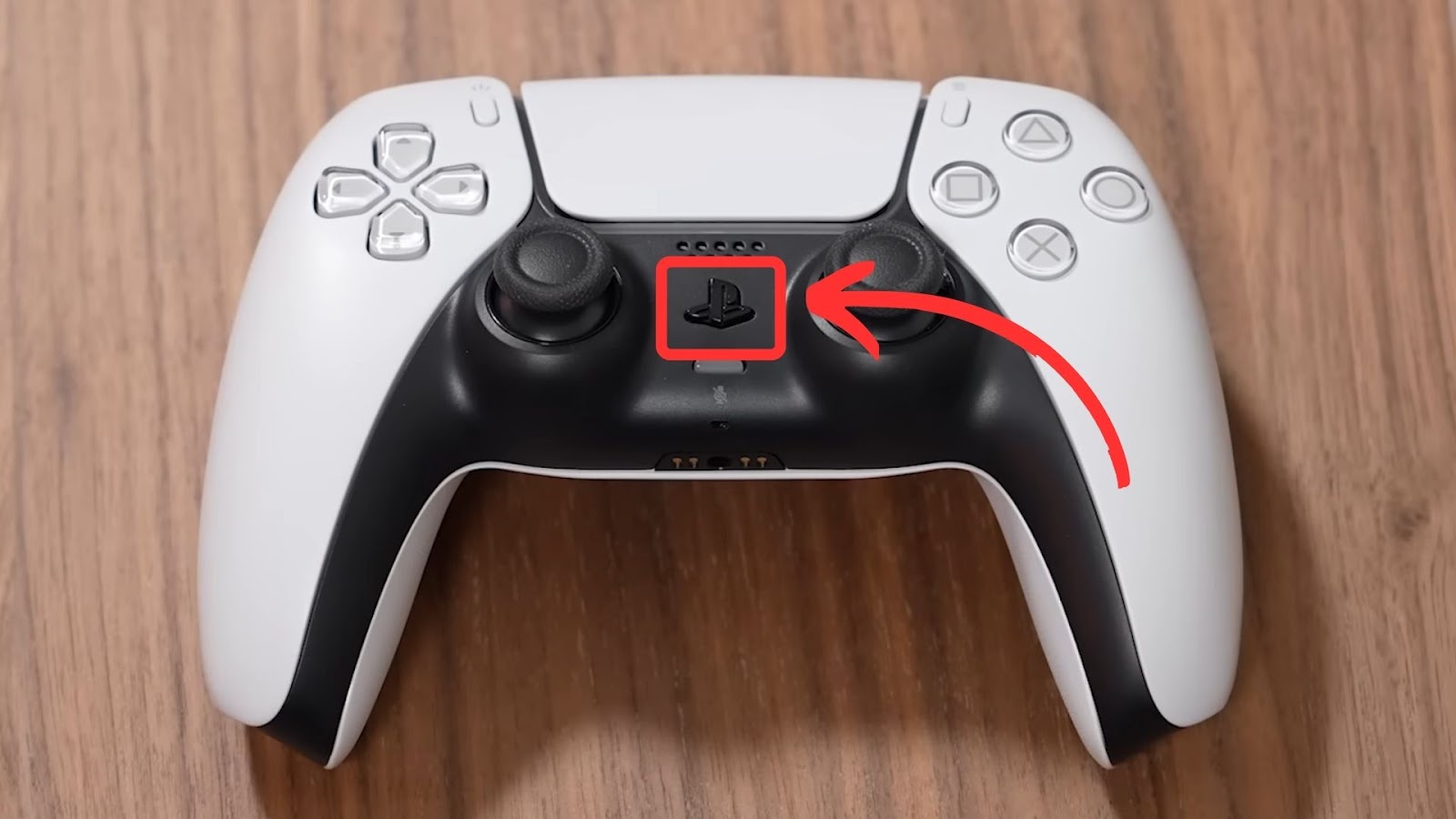 PlayStation Button On a Controller