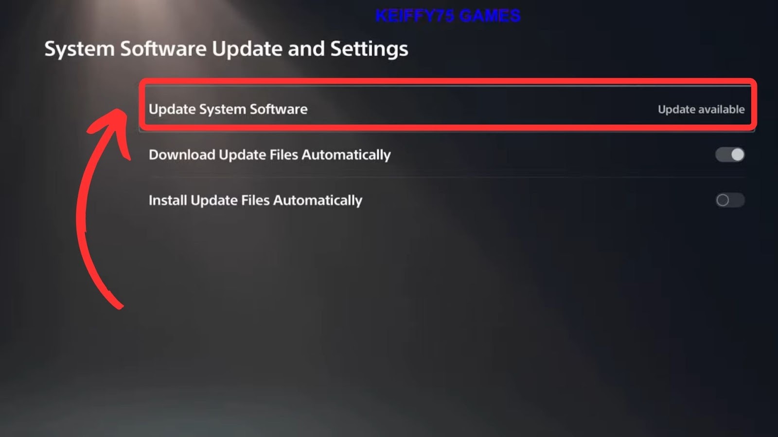 How To Update PS5 System Software