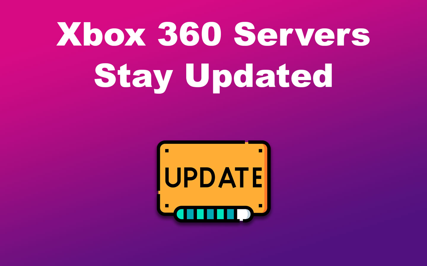 Xbox 360 Servers Stay Updated