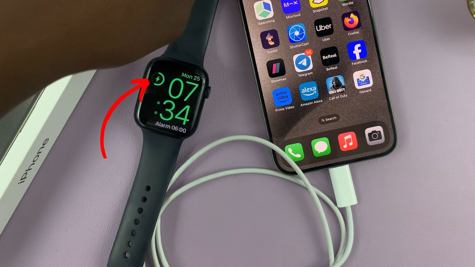 How To Charge Apple Watch Using iPhone 15