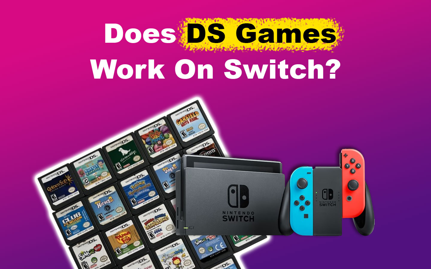 Do DS Games Work On Switch
