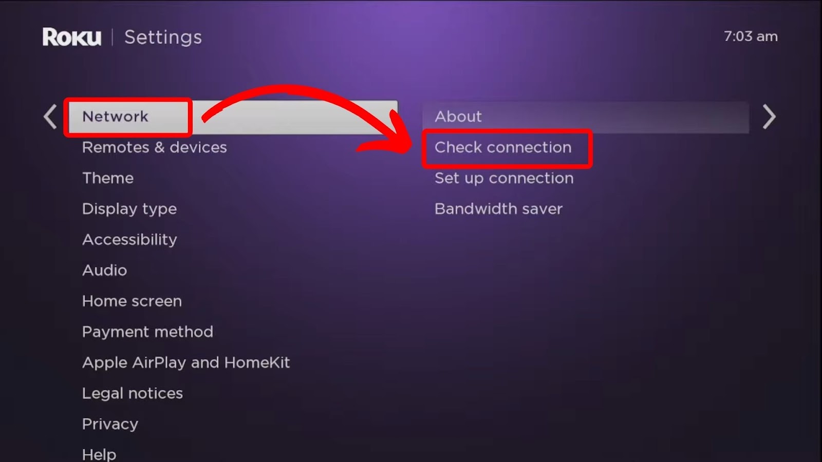 Hisense Roku TV Check Connection