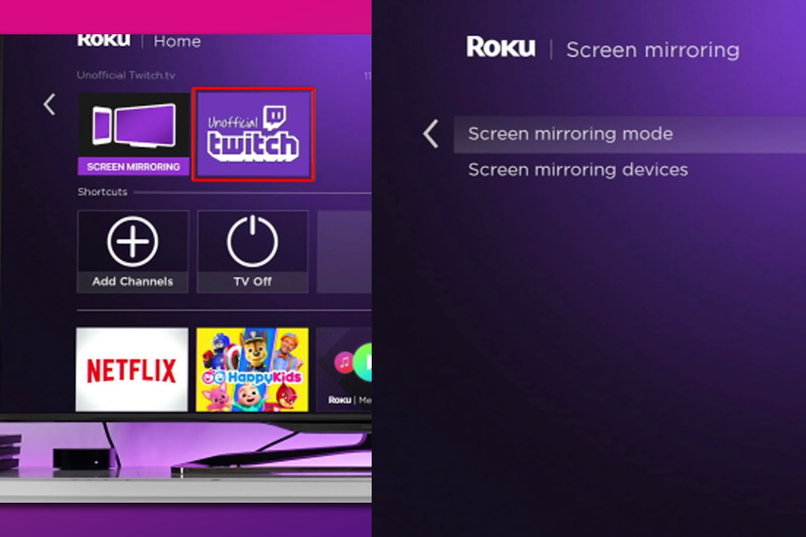 How to Get Twitch on Roku Cast or Mirror