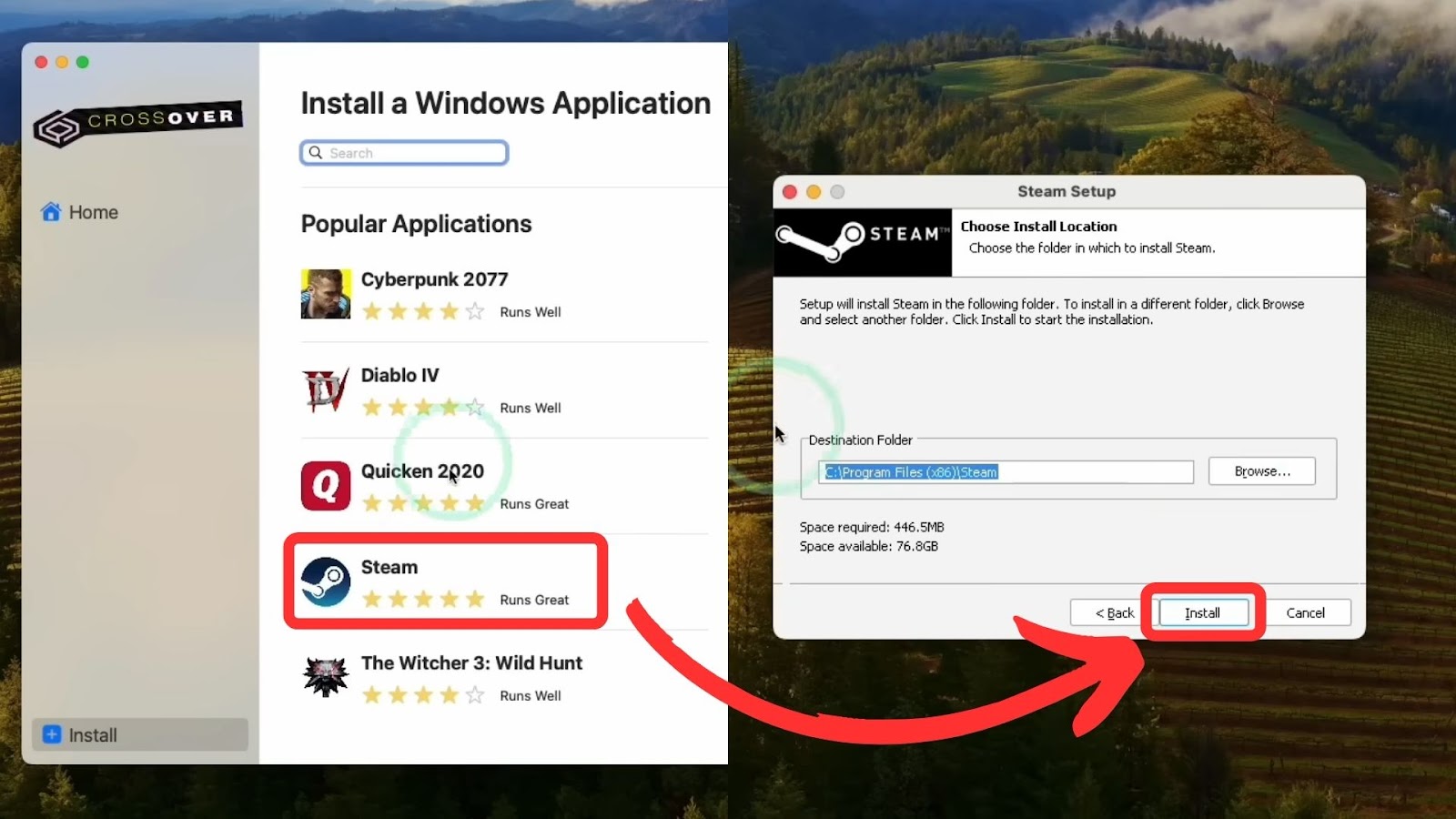 How to Install Steam Using Crossover on Mac