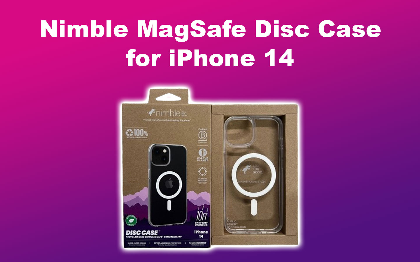 Nimble MagSafe Disc iPhone 14 Case