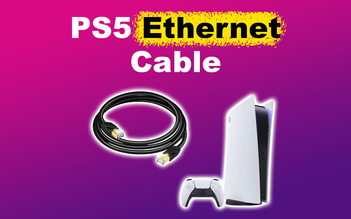 PS5 Ethernet Cable