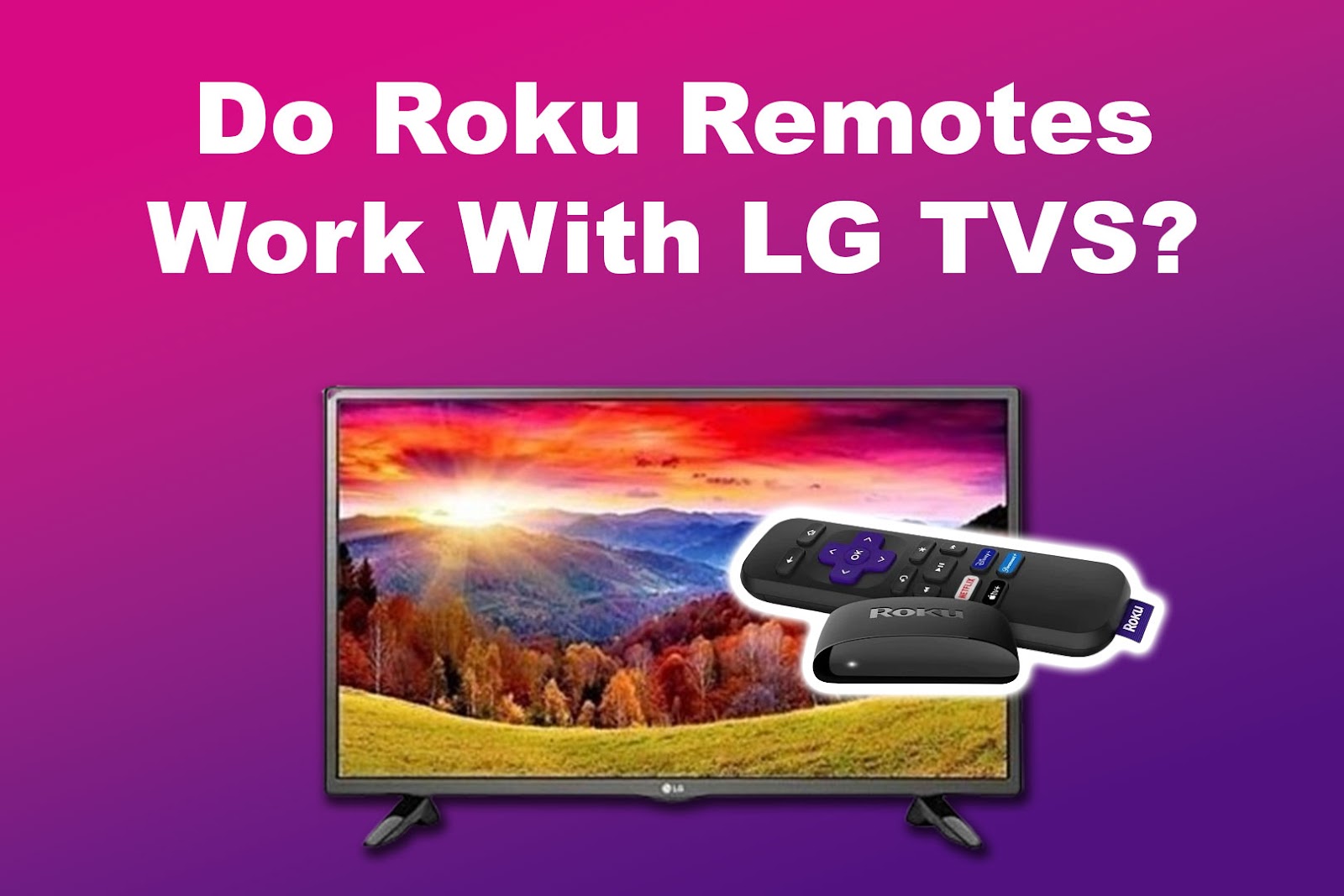 Do Roku Remotes Work With LG TVS