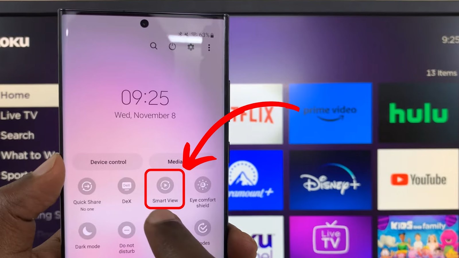 How to Enable Screen Mirroring from Android to Roku
