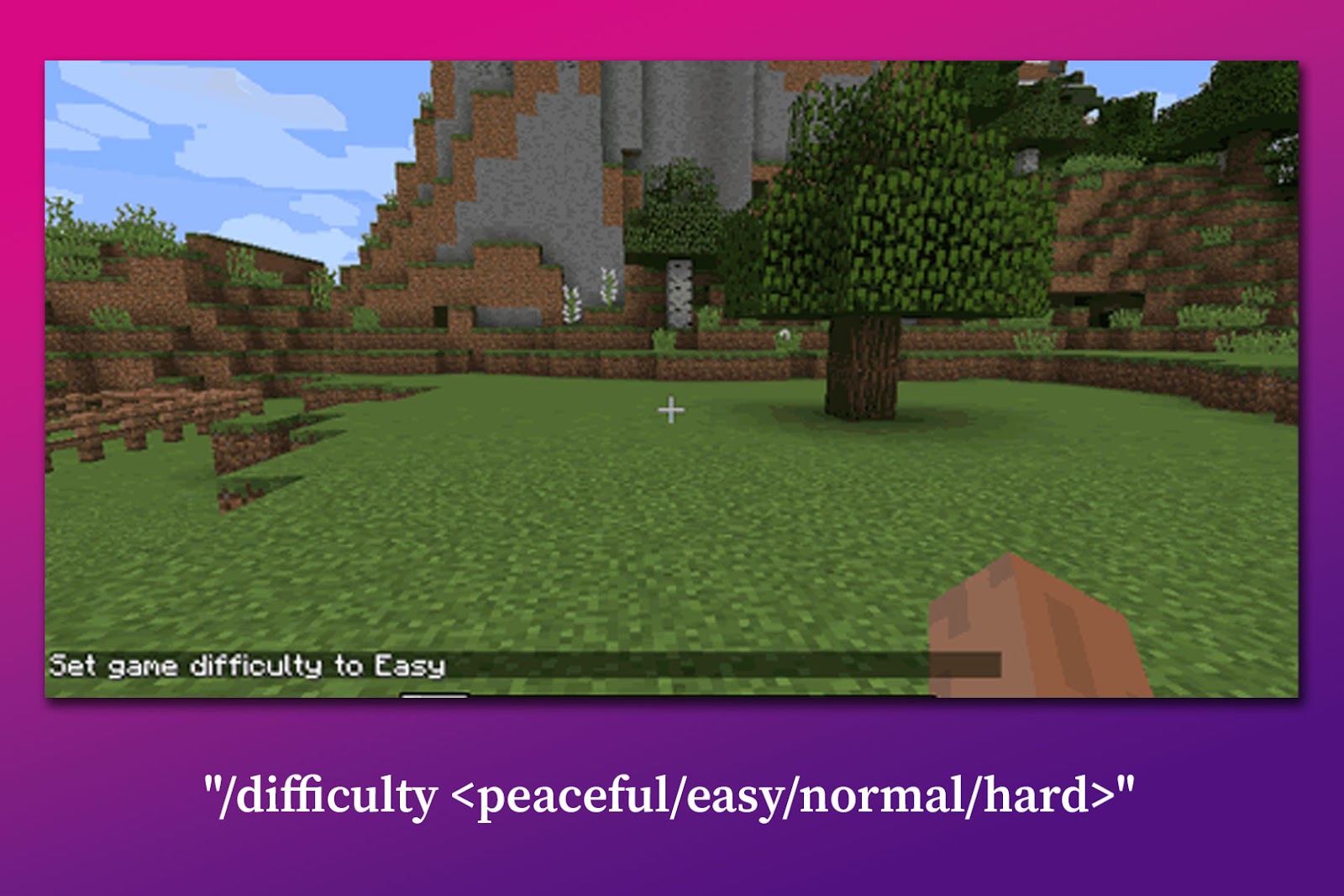 Fun Commands for Minecraft Adjust Difficulty