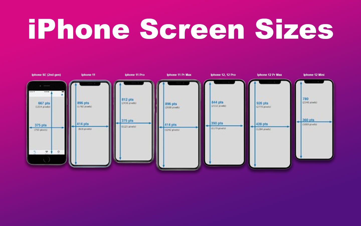 How Many iPhone Screen Sizes Are There