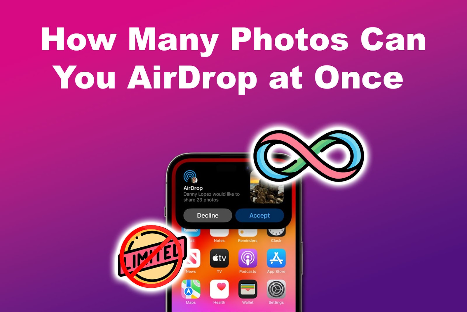How Many Photos Can You AirDrop At Once