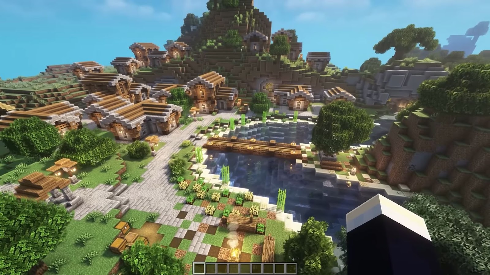 Minecraft Village View