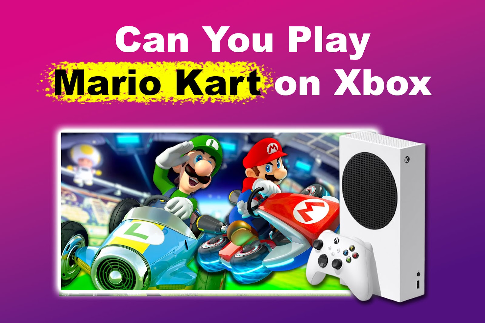 Can You Play Mario Kart On Xbox
