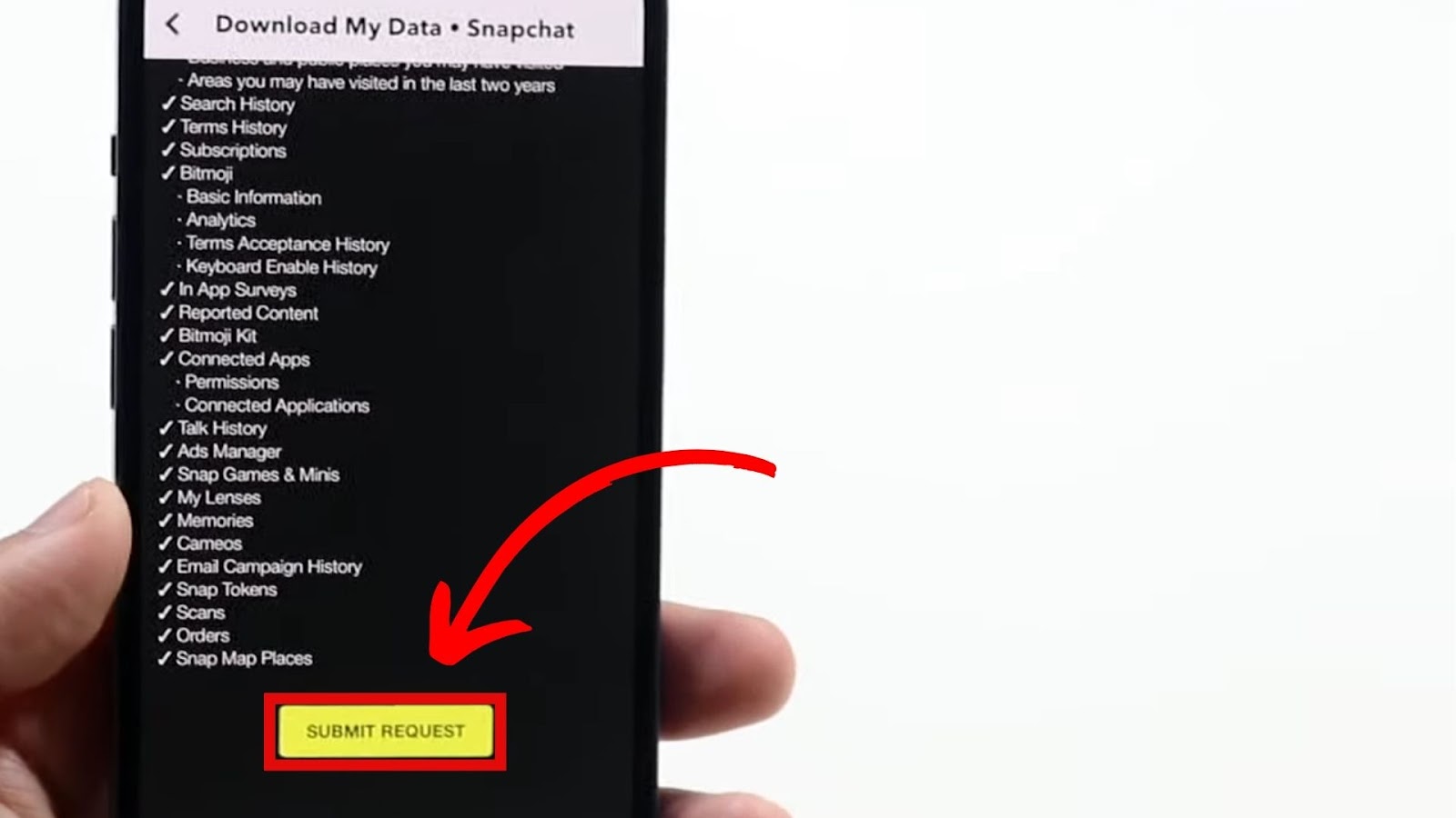 Recover Deleted Snapchat Messages Submit Request