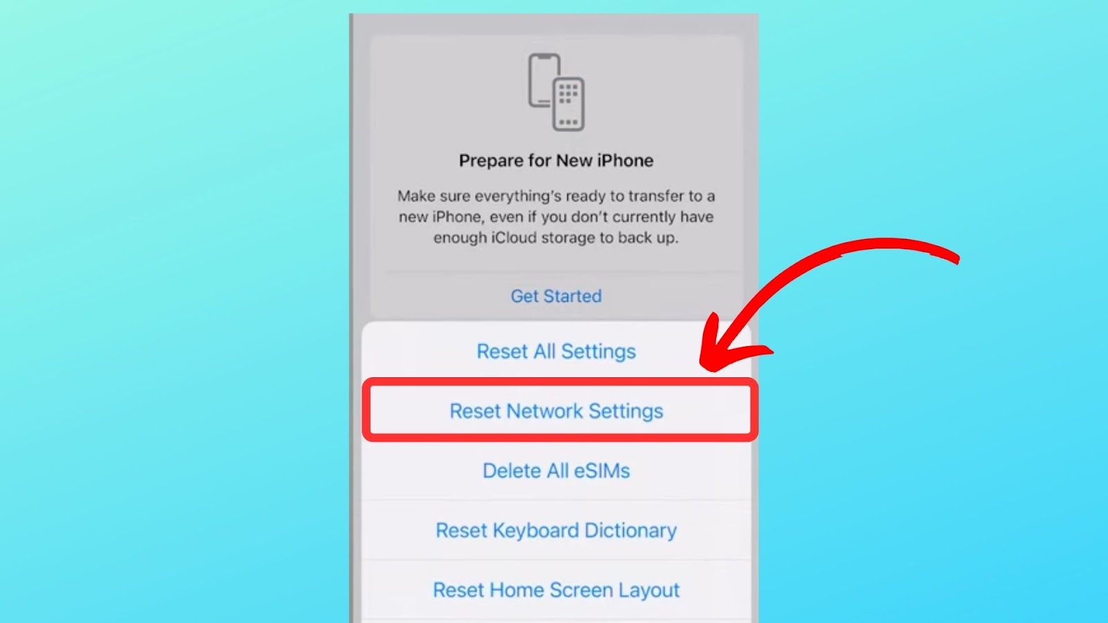 How To Reset iPhone Network Settings