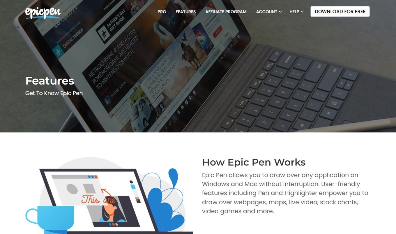 Mac Drawing Software - Epic Pen