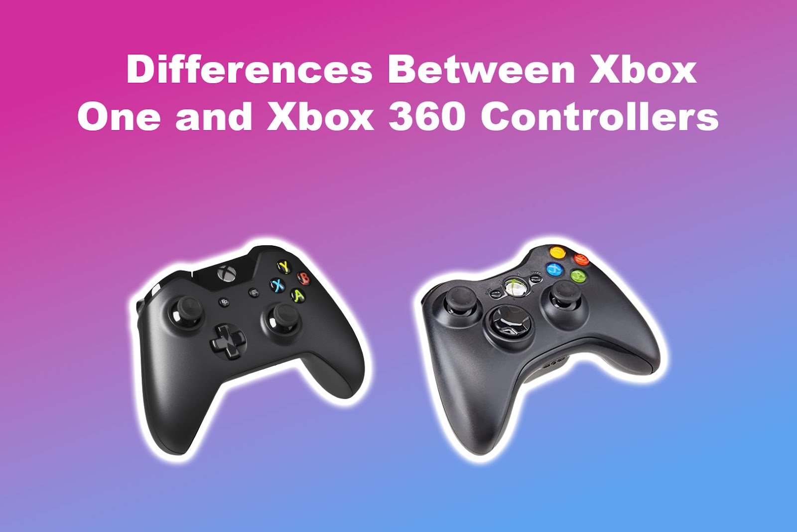 Difference of USB Port and Cable Plate on Xbox Controllers