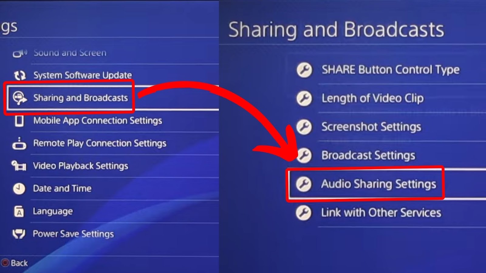 How to Enable PS4 Sharing and Broadcast