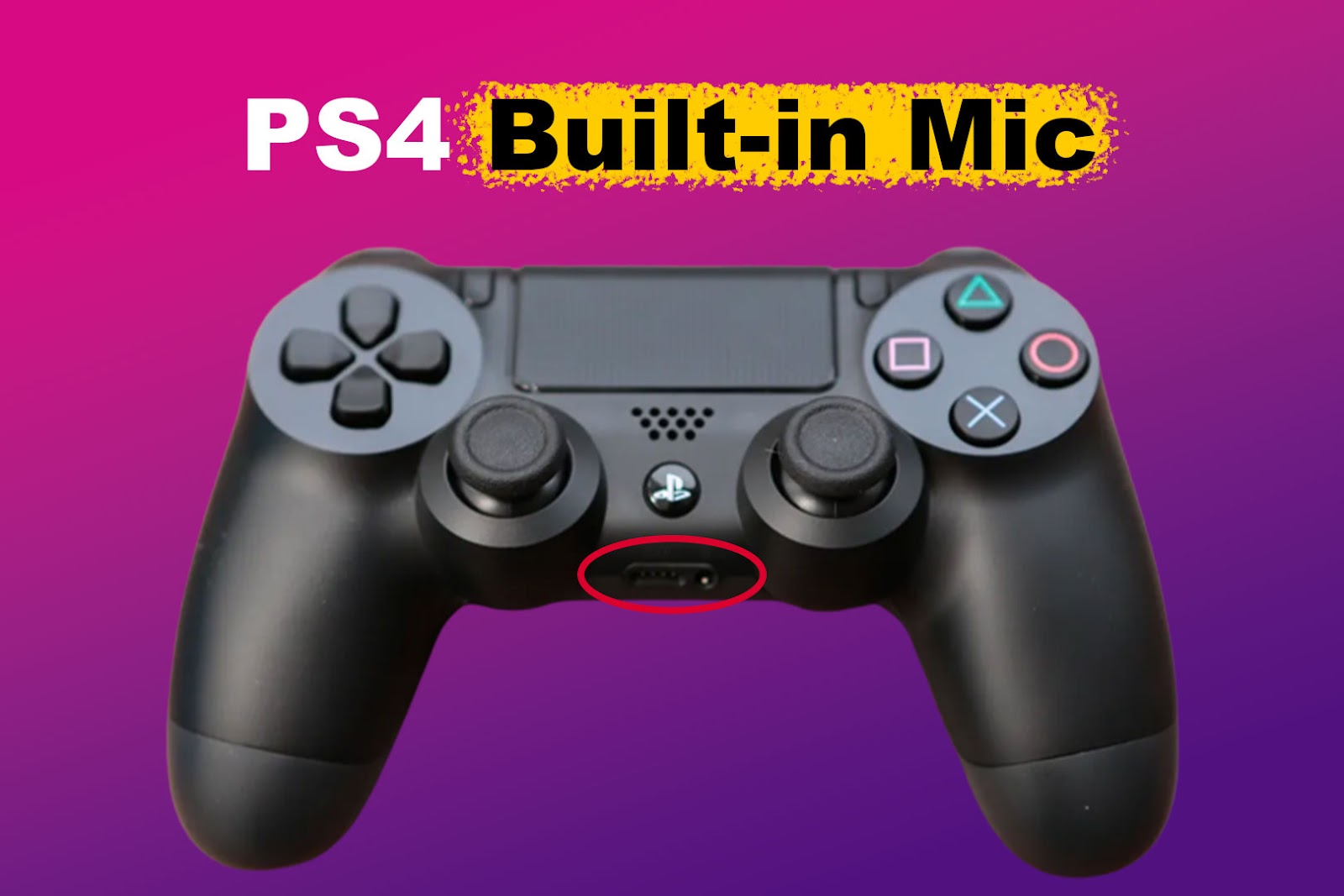 PS4 Built-in Mic