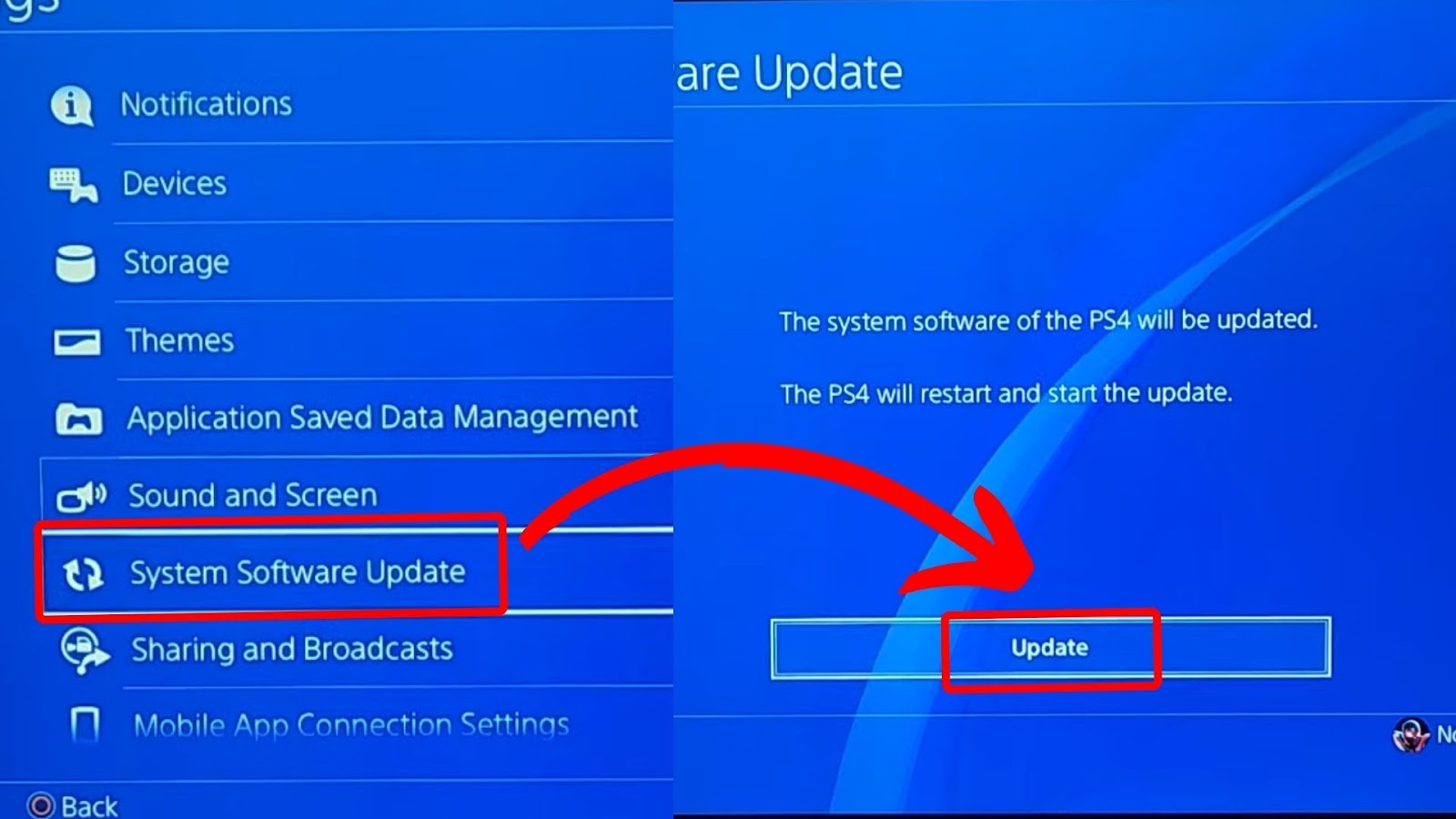 How to Update the PS4 Software