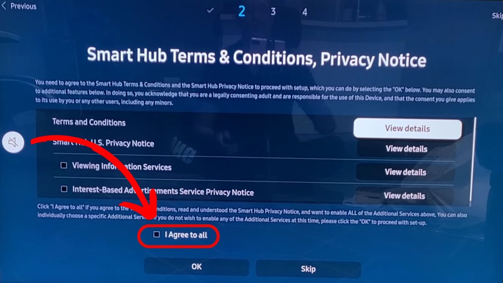 Samsung TV Terms and Conditions