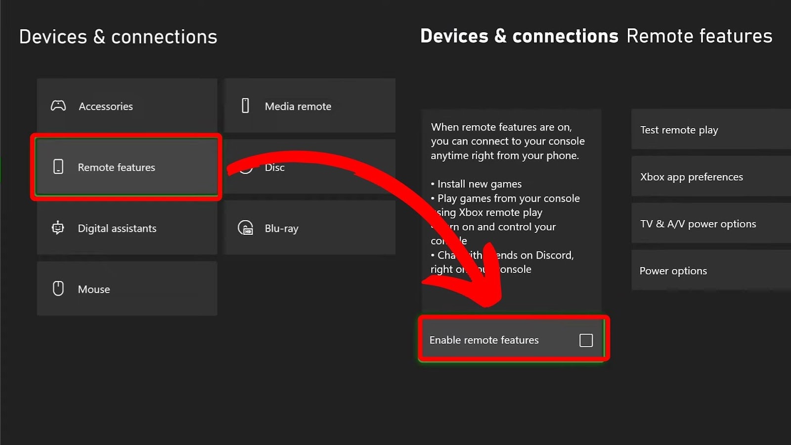 How To Turn On Remote Features On Xbox