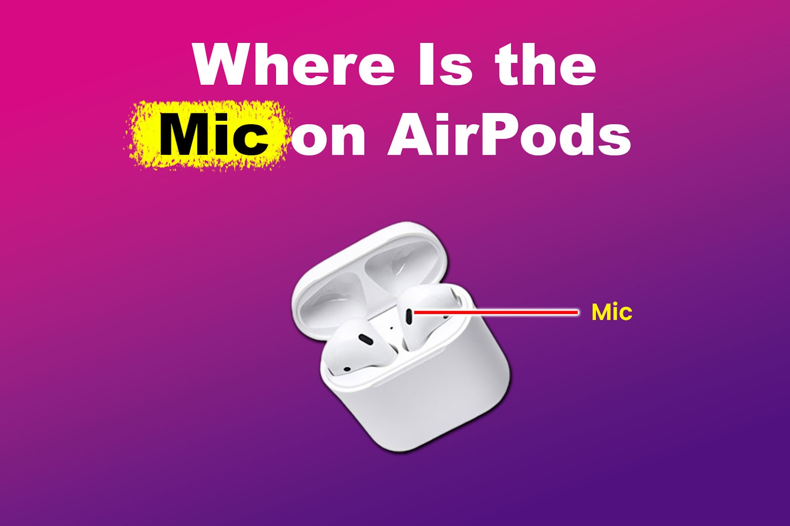 Where Is The Mic On AirPods