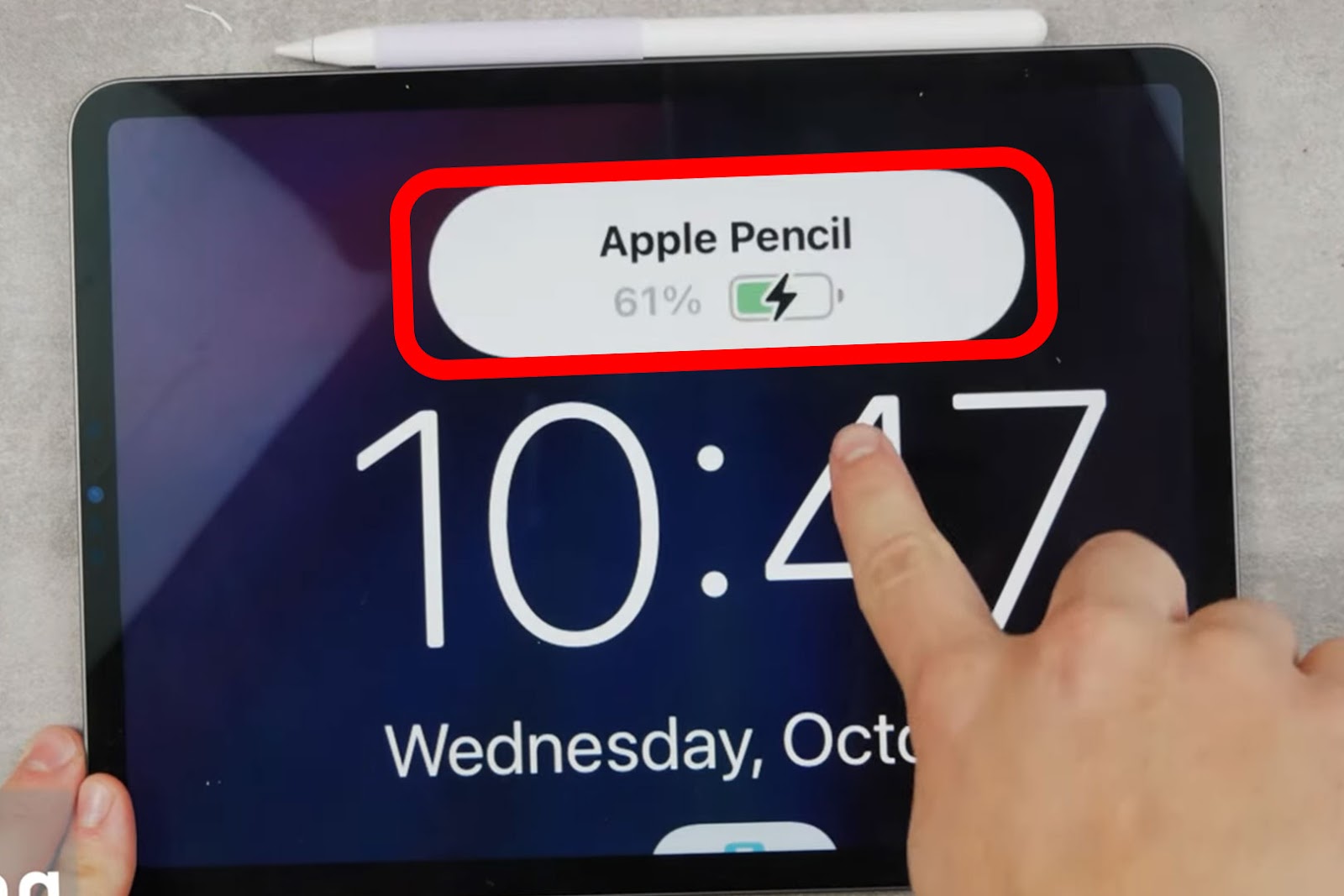 How to See Apple Pencil Battey Life - Connect to iPad