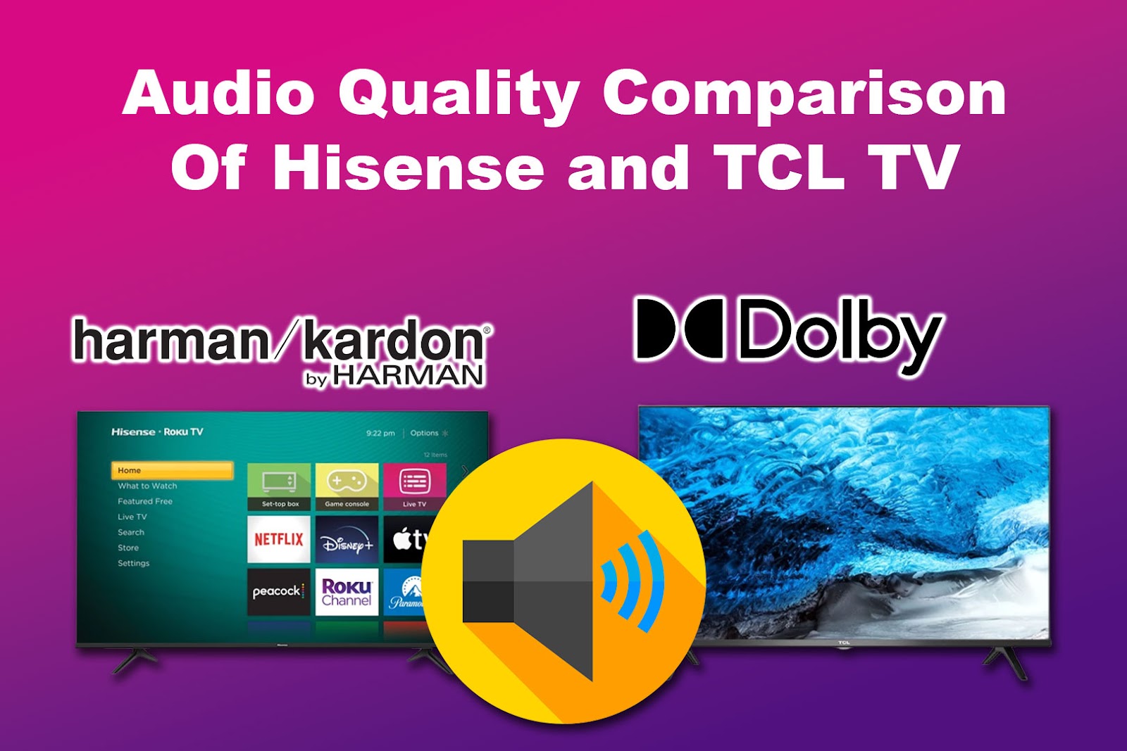 Audio Quality Comparison Of Hisense and TCL TV