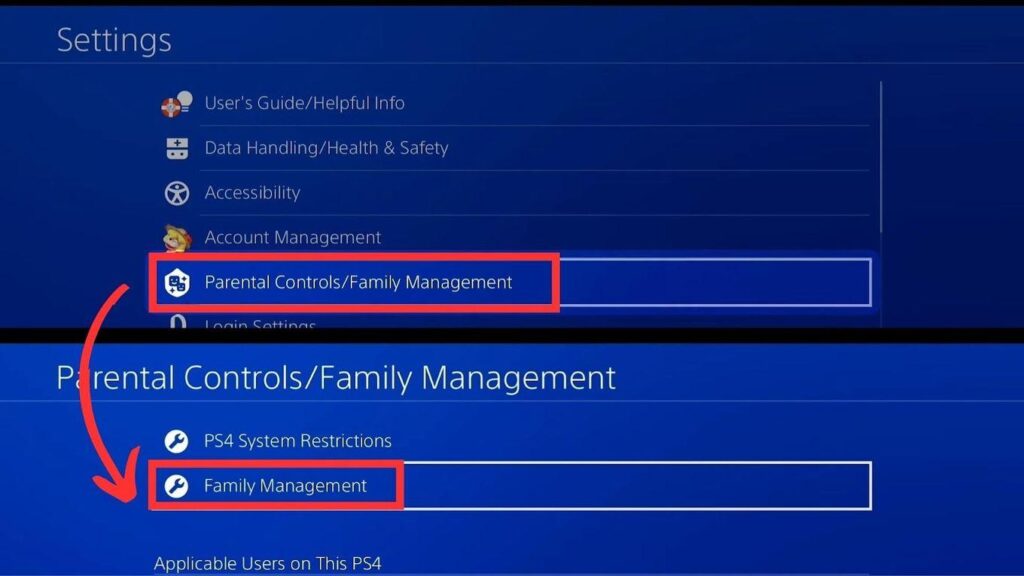 Go to Settings - Restrict Playtime on PS4 