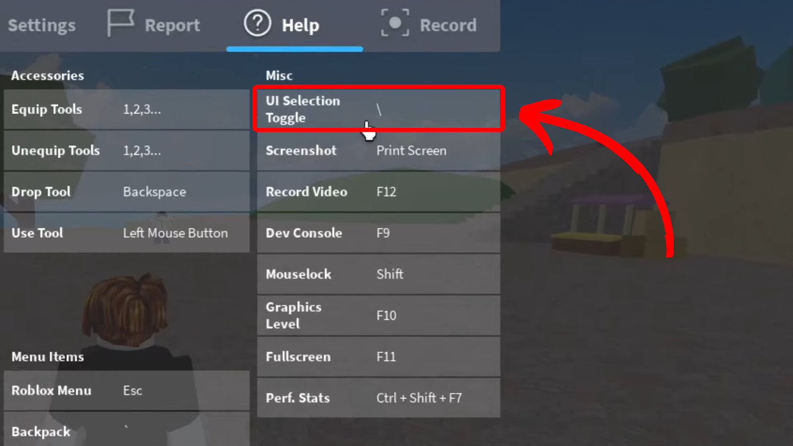 UI Navigation Selection Toggle From Settings