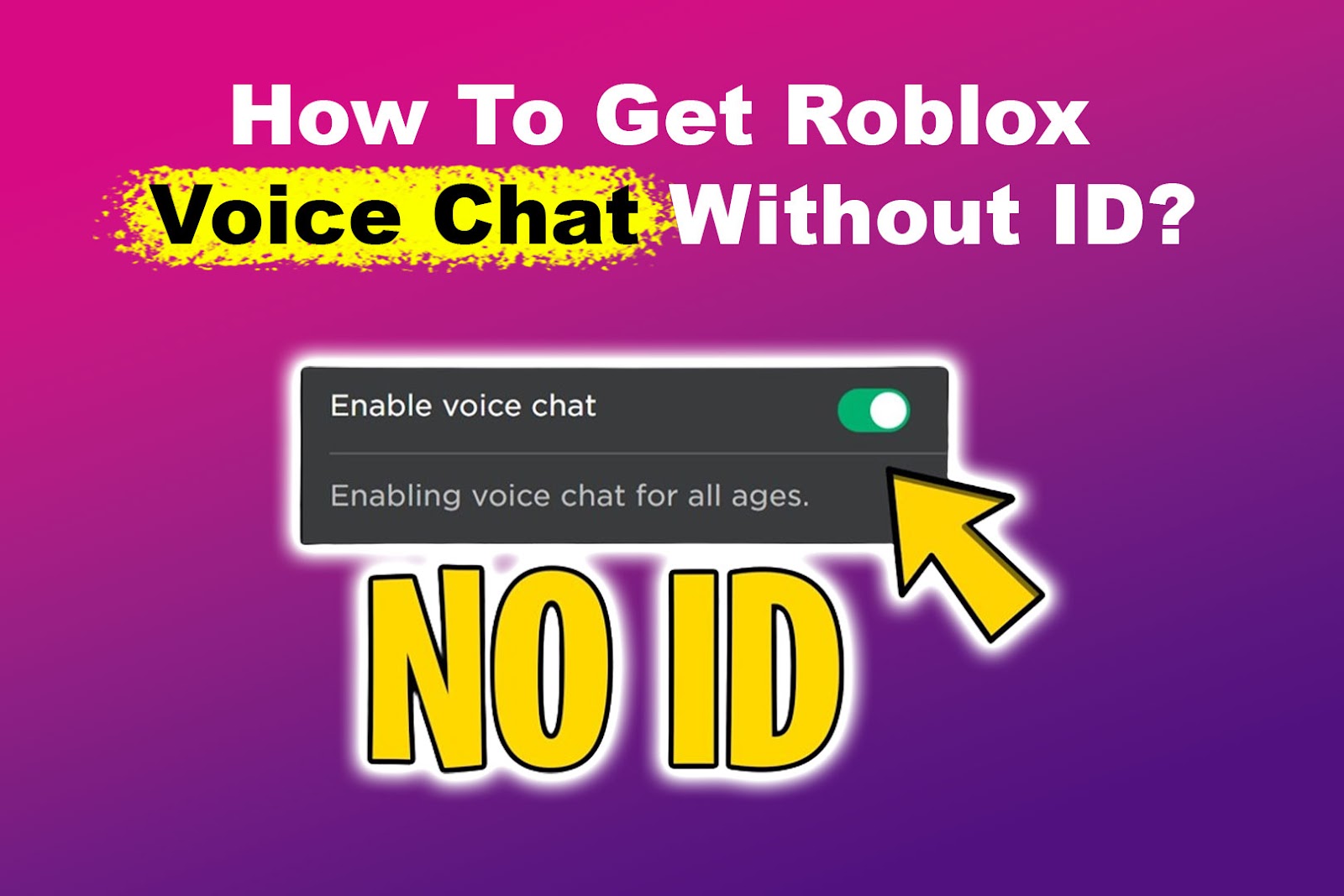 How To Get Roblox Voice Without ID