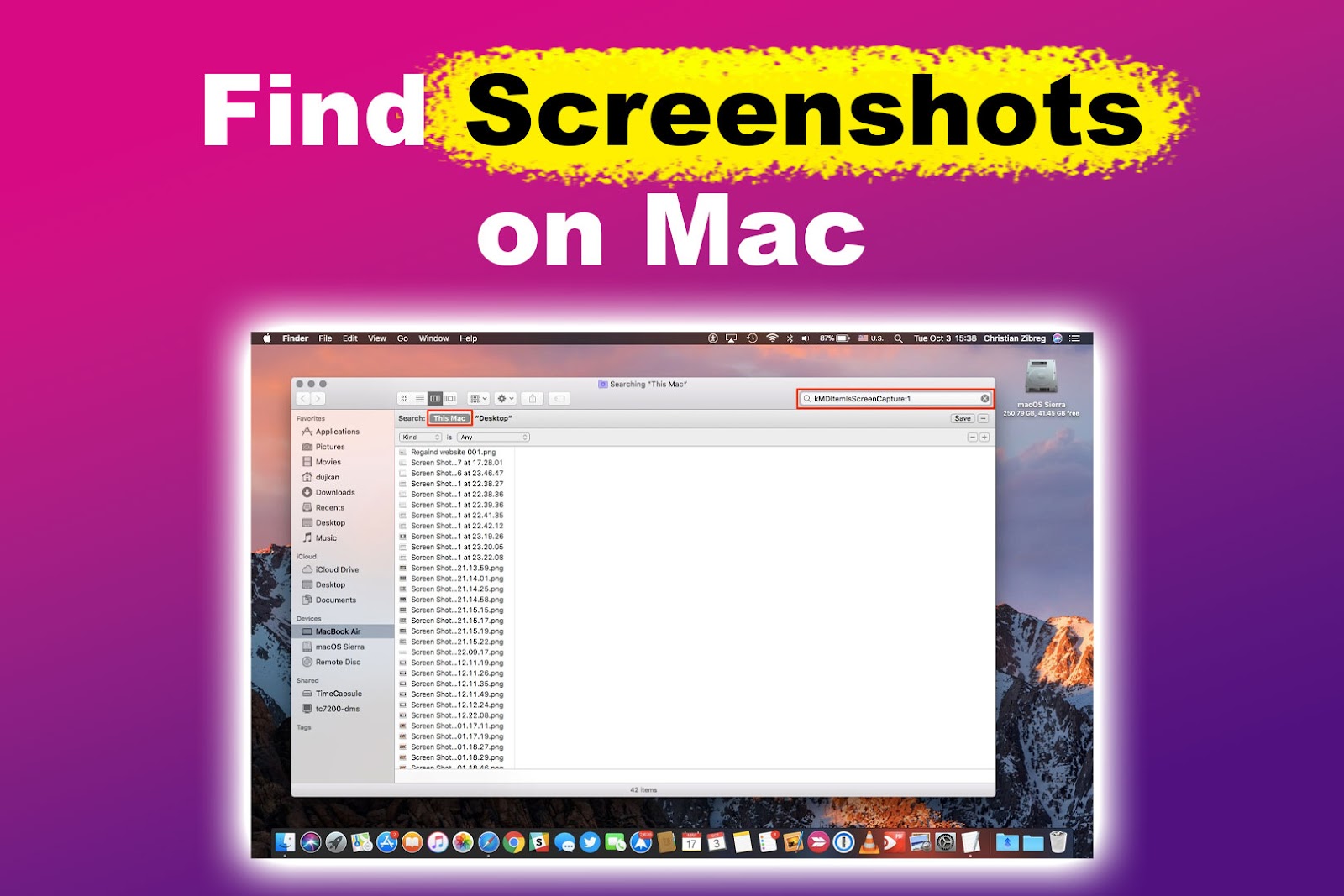 How to Find Screenshots on Mac [✓ 2 Easy Ways]