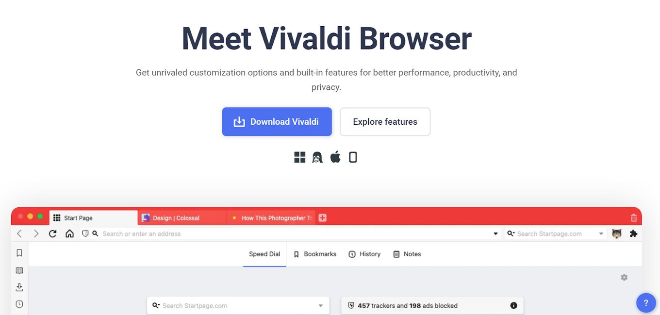 Vivald - Best Chromium Browsers