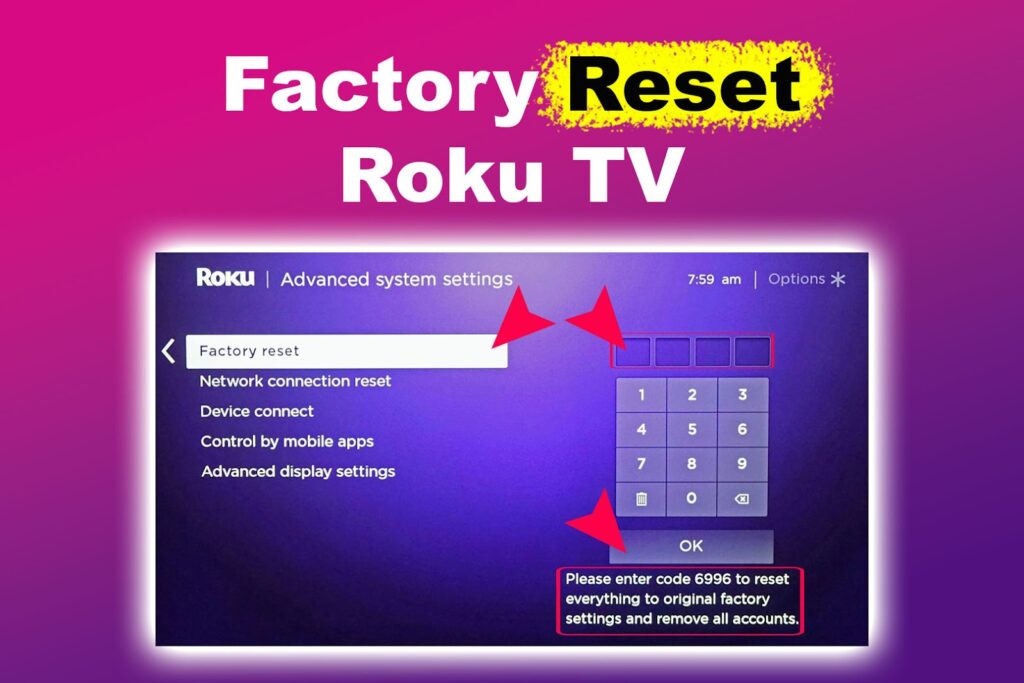 Factory Reset A Roku Tv With Without A Remote Alvaro Trigo S Blog