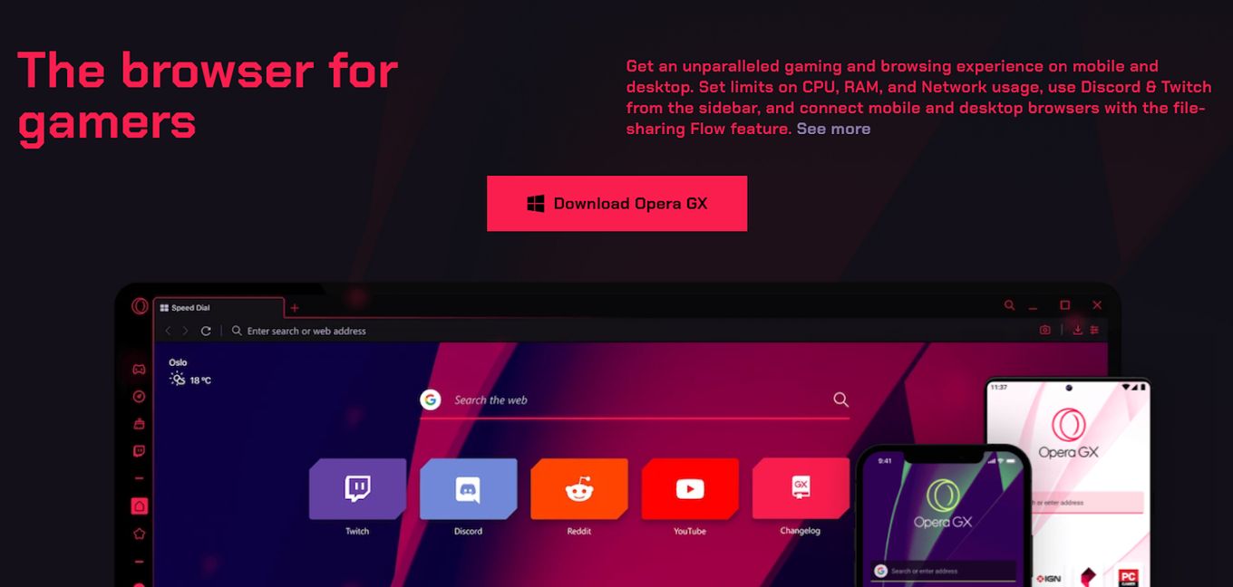 Opera GX - Chromium Browser