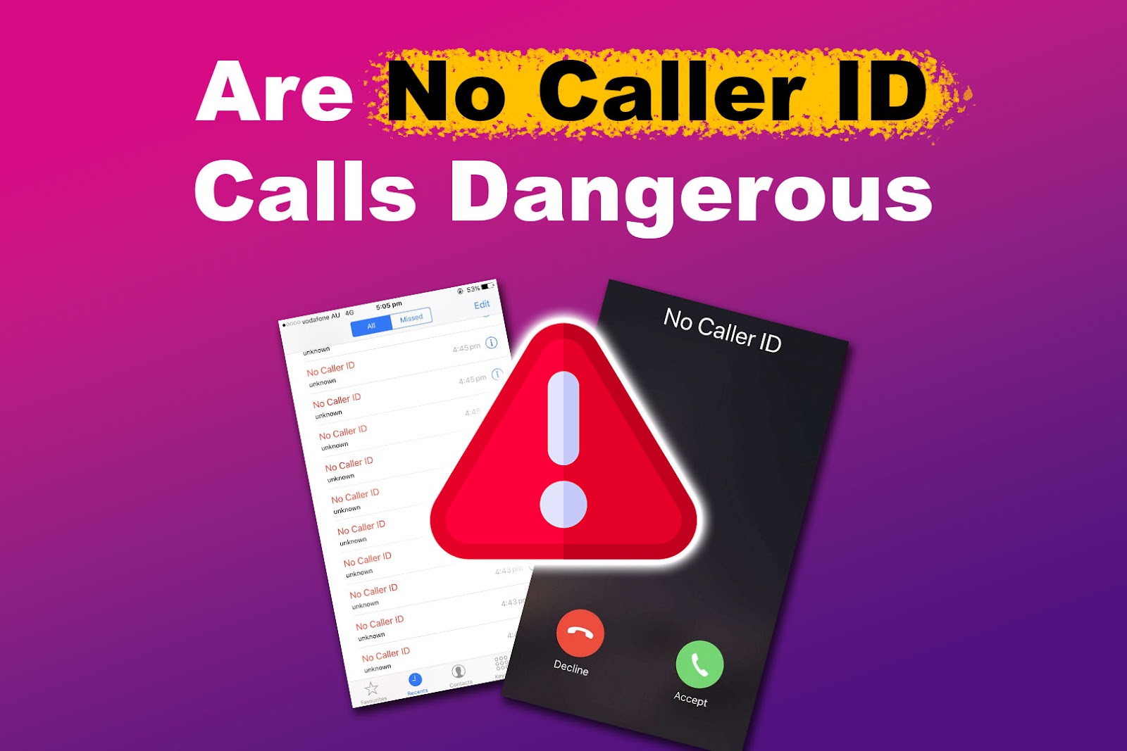 Are No Caller ID Calls Dangerous? [How to Track & Stop Them]