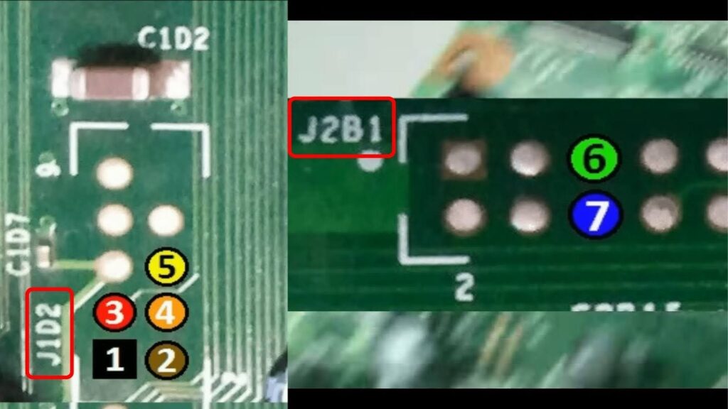 How to Find JTAG Points on Xbox Motherboard